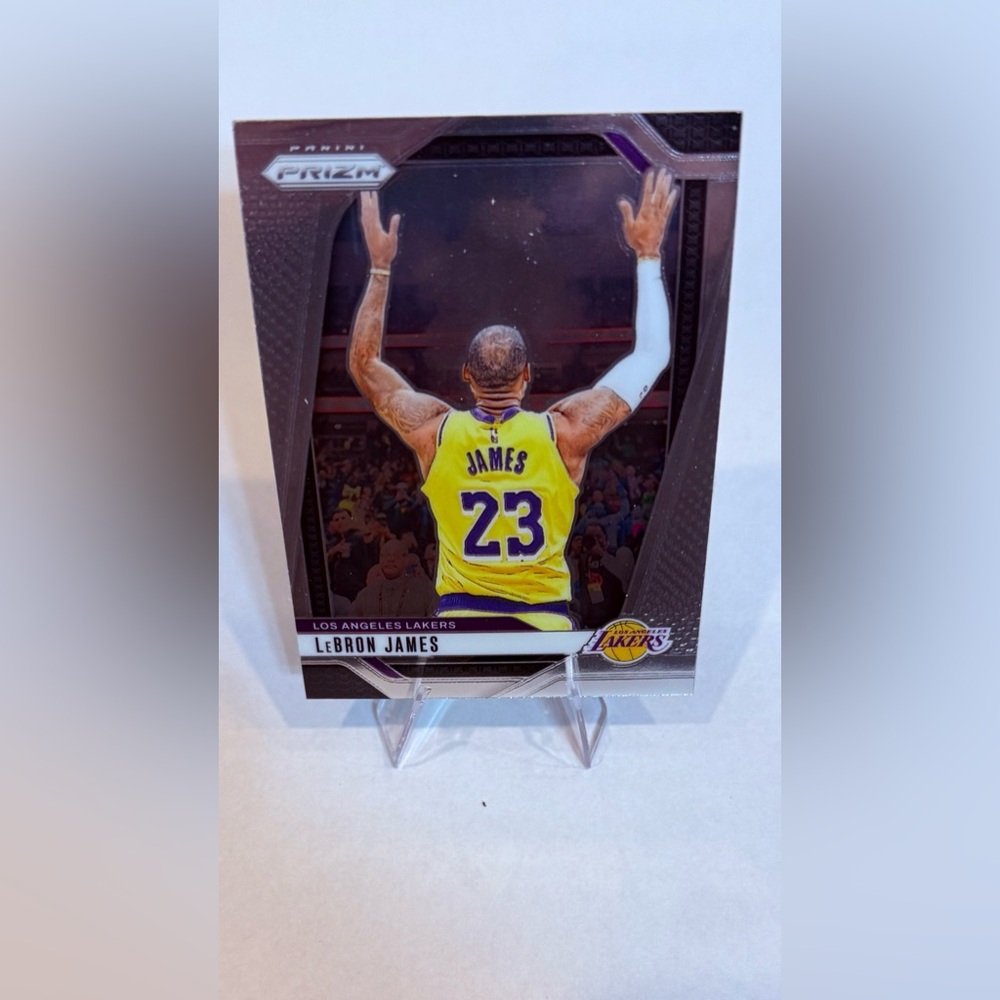 2024/25 Panini - Prizm LeBron James Lakers Trading Card - # 130 LA Lakers